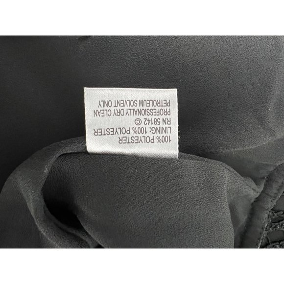 Muse Exclusively For Boston Proper Women's Beaded Sequin Black Skirt Size 6 - Picture 8 of 11